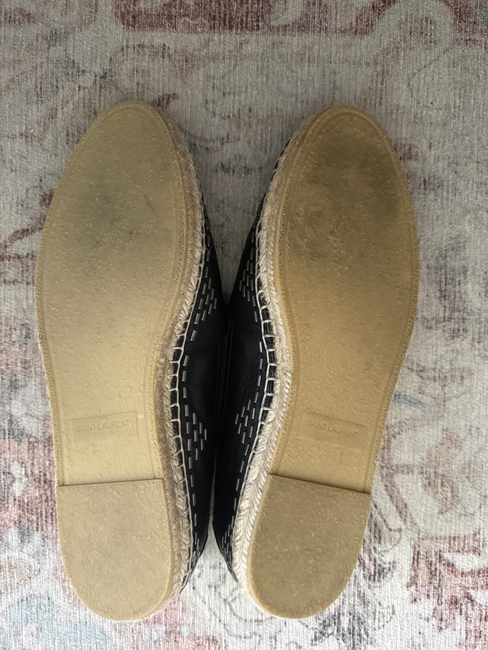 Saint Laurent Studded Leather Espadrilles - Picture 3 of 6